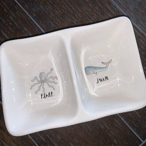 Rae Dunn Float/Swim Divided Dish